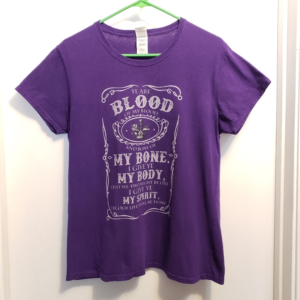 Outlander wedding vows t-shirt - large